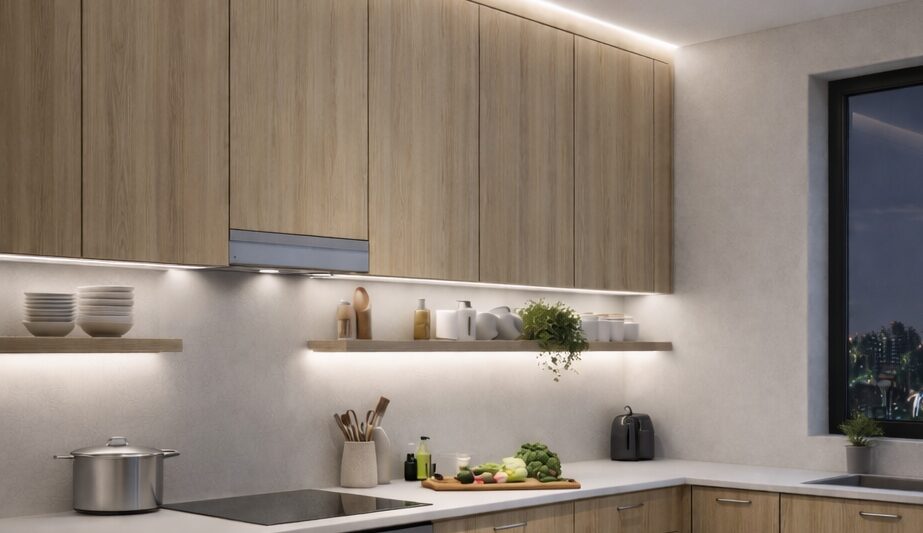 Led-nauhat keittiössä