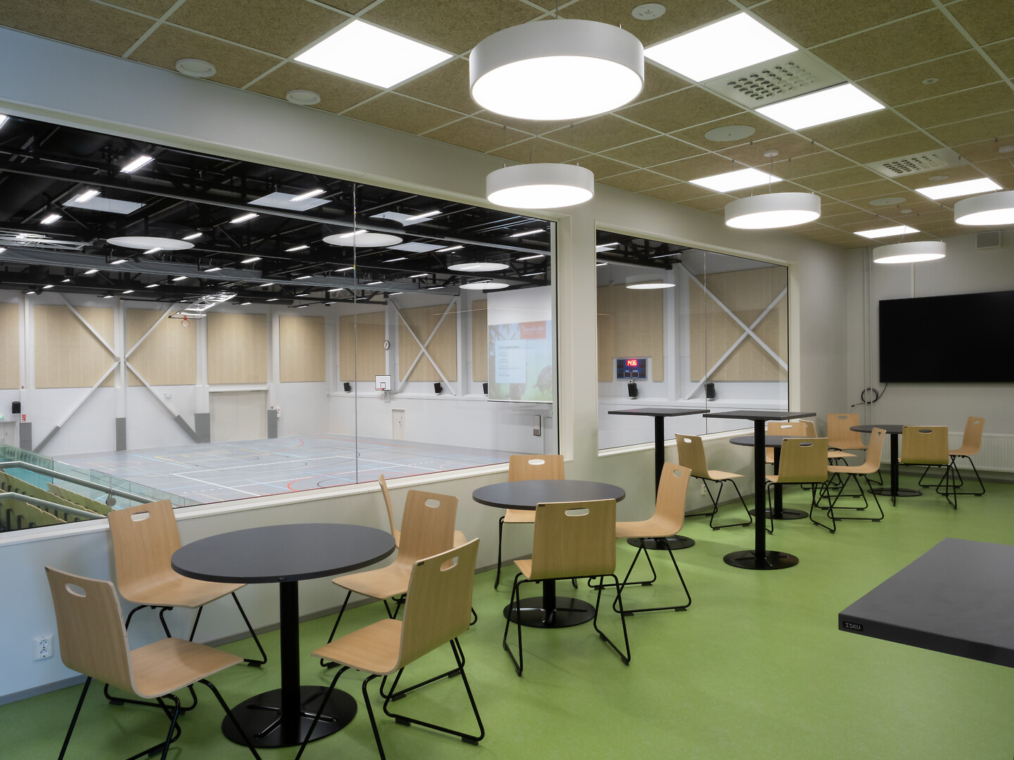 Airam luminaires on site