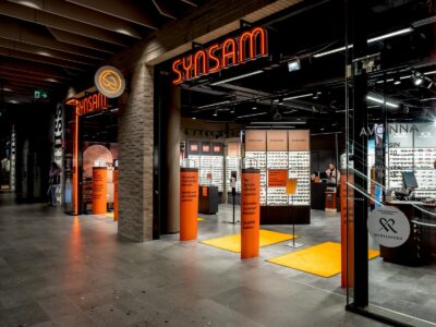 Airam Target spotlight was chosen for the Synsam store