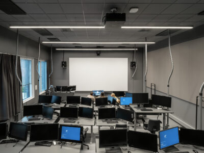 Airam luminaires in Aalto University premises
