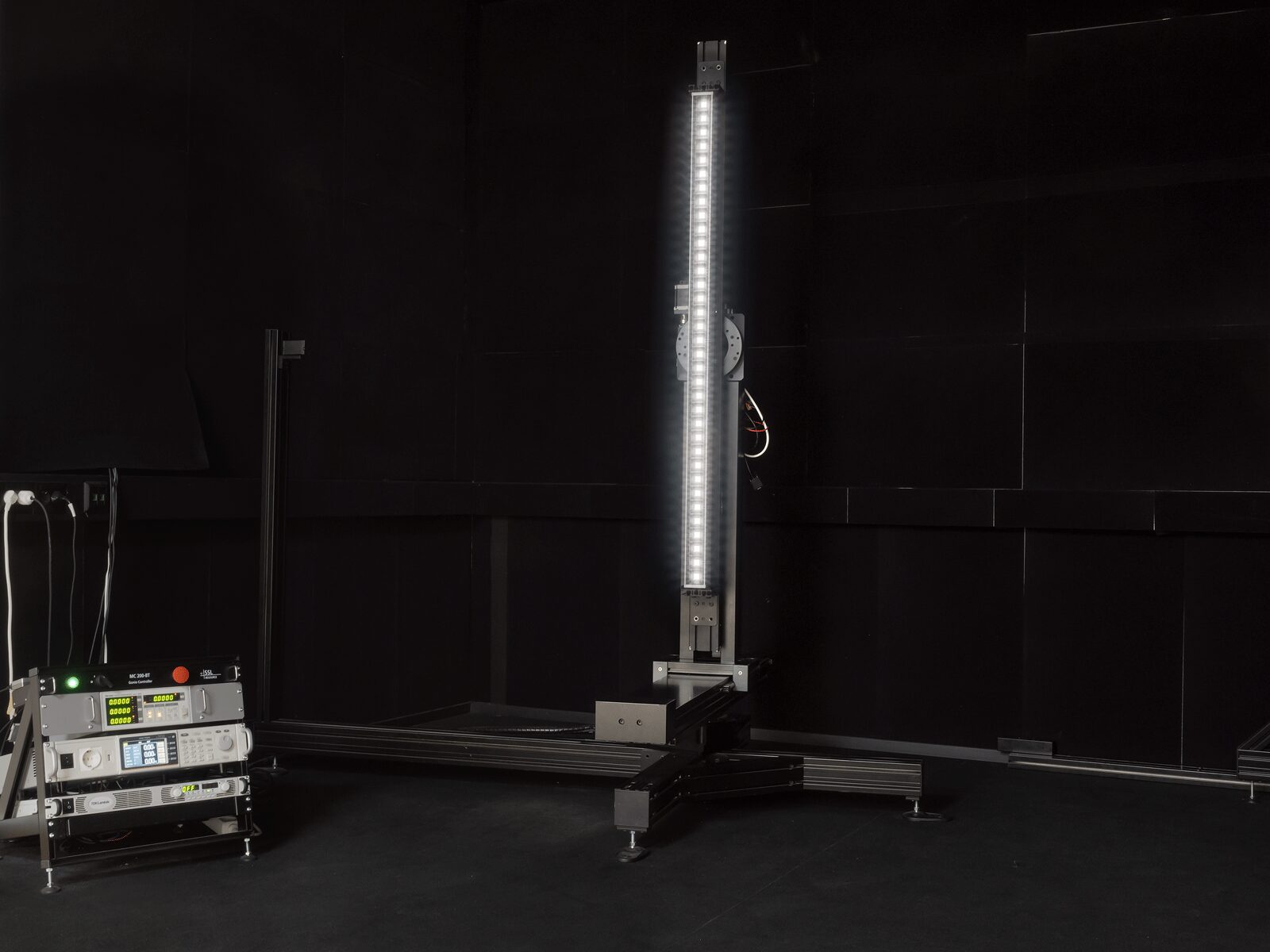 Airam tests new products at the testing laboratory at its Kerava facilities - goniophotometer.