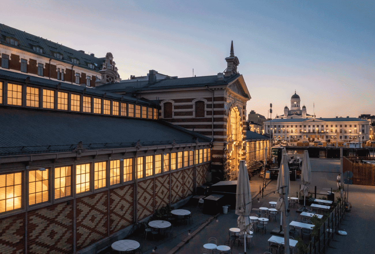 The Old Market Hall in Helsinki Finland